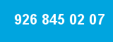 926 845 02 07 926 845 02 07